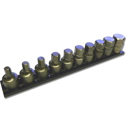 DURSTON MANUFACTURING IMPACT METRIC HEX DRIVER 10 PC SET VIIMPACT-VM6